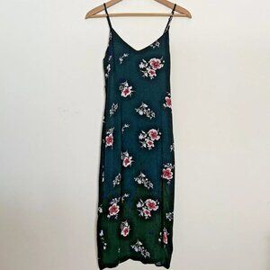 Abercrombie and Fitch Black Floral Slip Dress S